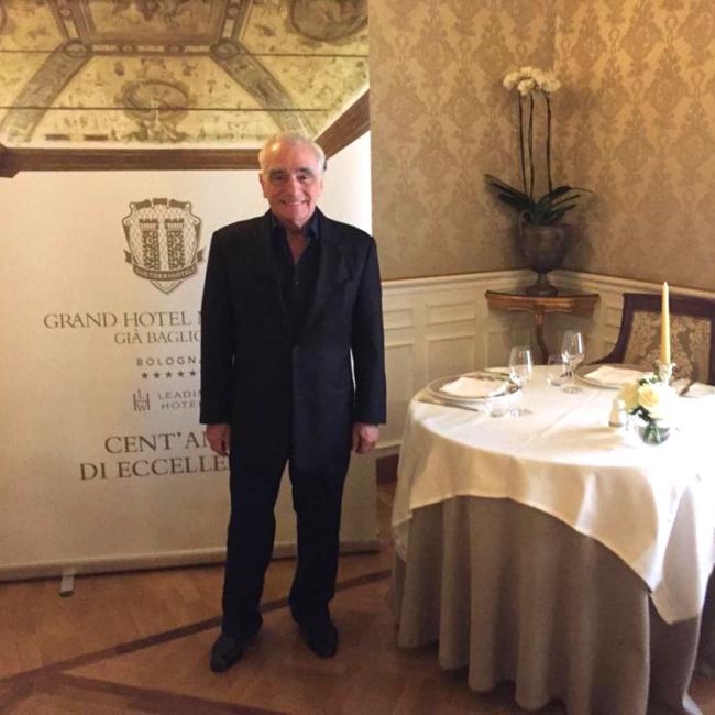 Martin Scorsese nel nostro ristorante I Carracci